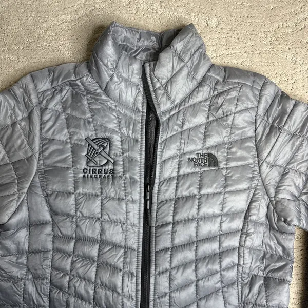 NEW Women's The North Face Small Thermoball Trek Jacket Grey Full‎ Zip - Image 2