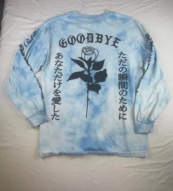 Printed Long Sleeve Blue Size M - Image 3