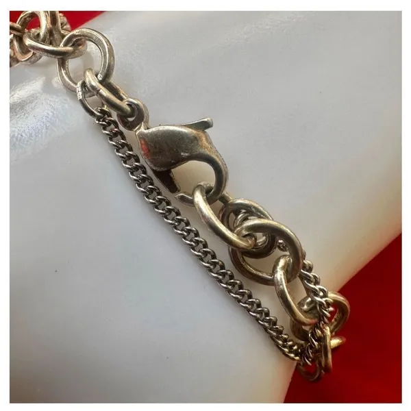 James Avery Sterling silver A monogram bracelet - Image 2