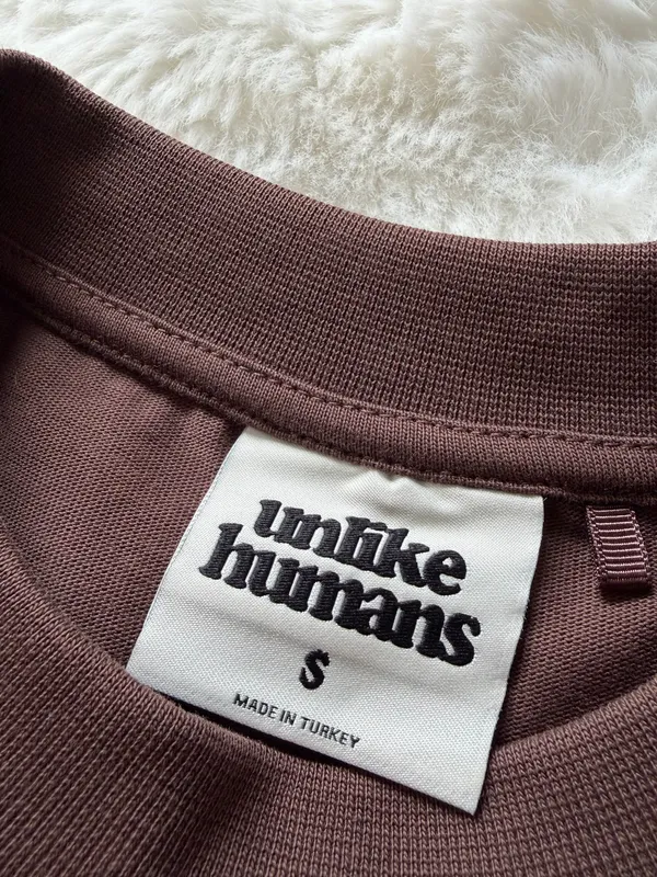 Unlike Humans Brown Graphic Tee - Image 5