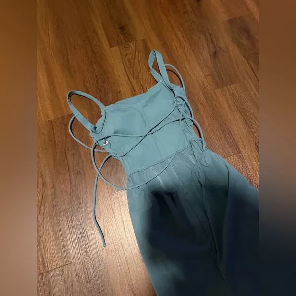 Halara Breezeful Lace Up Pocket Quick Dry Casual Jumpsuit nwot active spring $70 - Image 8