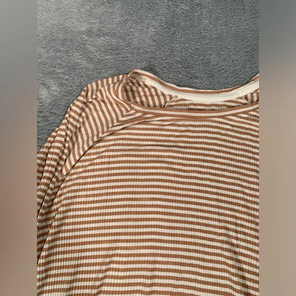 Aerie offline Striped Long Sleeve Top medium - Image 3