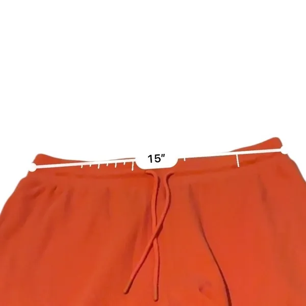 Aritzia Sunday Best Joggers Women's Medium Orange Waffle Knit Lounge Pants‎ - Image 6