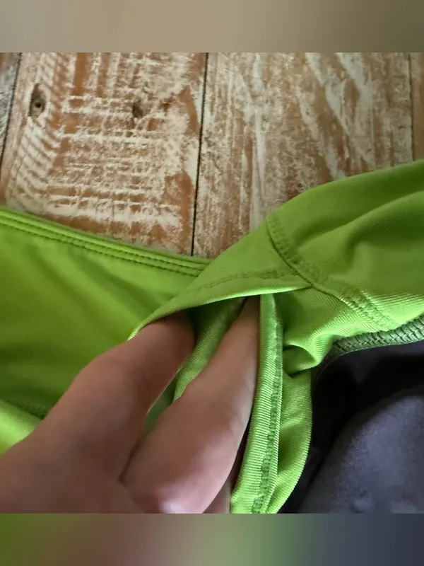 💚 Reebok Women’s Athletic Lined Running Shorts – Size Large – Lime Green - Image 7