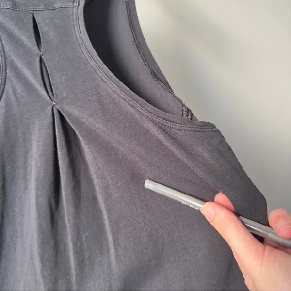 Lululemon Love Tank *Pleated in Black (First Release) Sleeveless Top Pima Cotton - Image 12