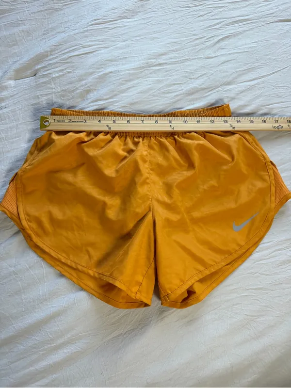 Nike Women's‎ Bright Orange Athletic Running Shorts - Image 4