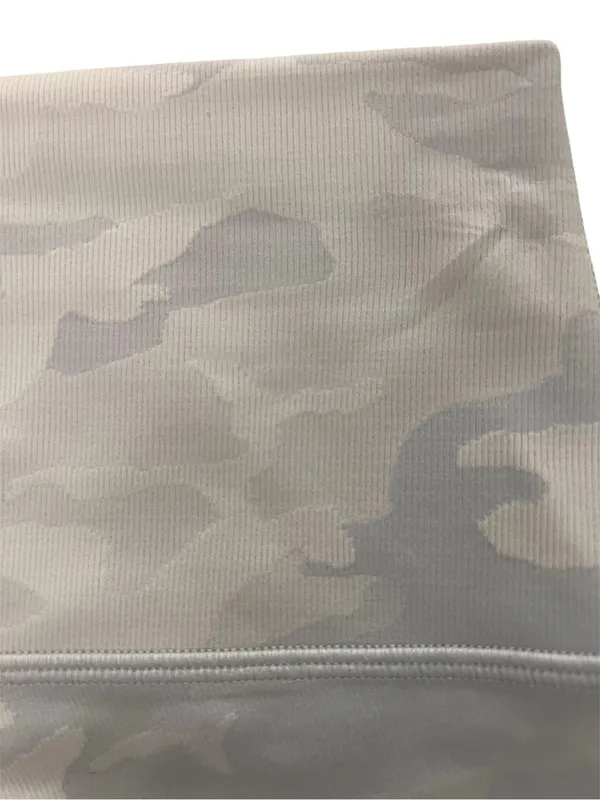 lululemon athletica Wunder Under Light Gray Camo High-Rise Tights/Leggings 25” 6 - Image 5