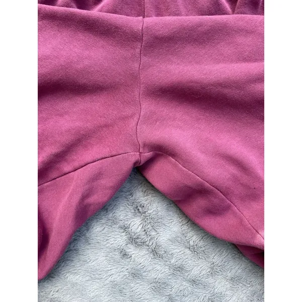 Nike Phoenix Fleece Oversized Baggy Sweatpants Joggers Size L Maroon Purple - Image 7