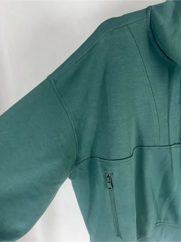 Old Navy Teal Green Dynamic Fleece Half-Zip Sweatshirt - Image 4
