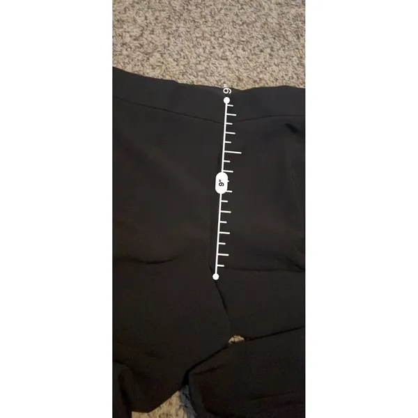 Ann Taylor Devin Fit Black Straight Leg Dress Pants‎ Side Zip Size 6 NEW - Image 7