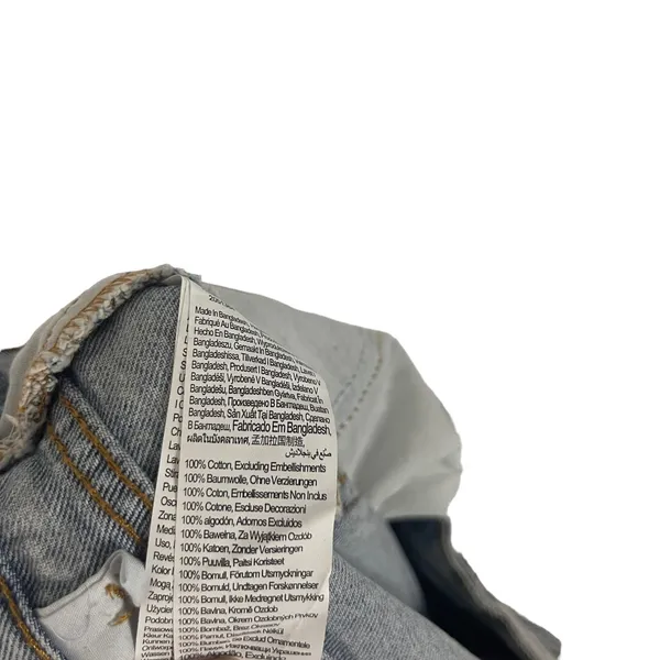 Cotton On Original Mom Jean Light Wash Distressed High Rise Blue Denim Size 10‎ - Image 9