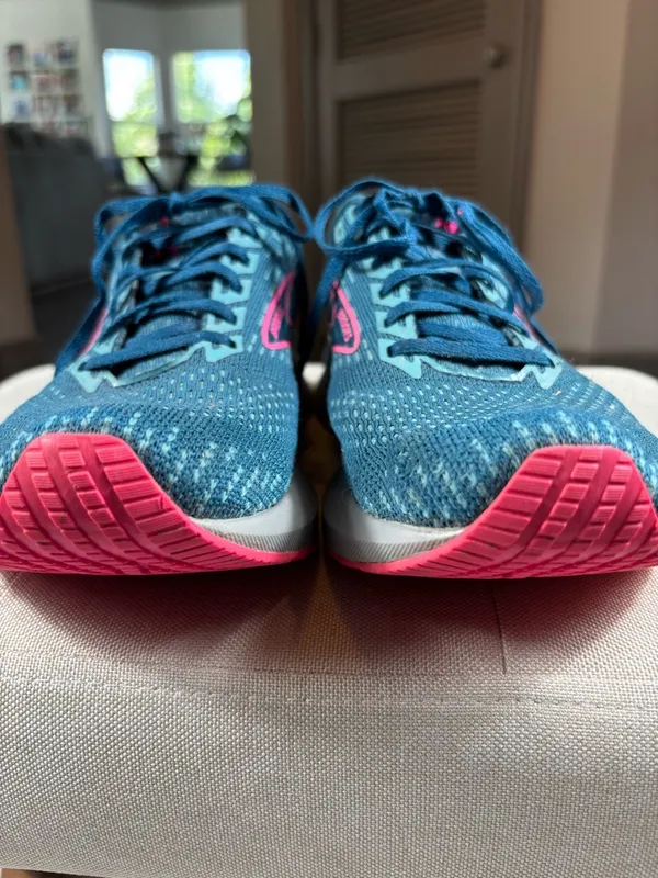 Brooks Levitate Women’s Size 8 Teal Pink Running Athletic Shoes - Image 6