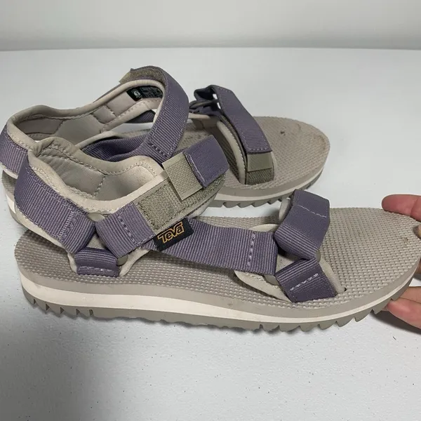Teva Universal Trail Trooper Sandals Hiking Gorpcore Purple Gray Women's Size 8 - Image 5