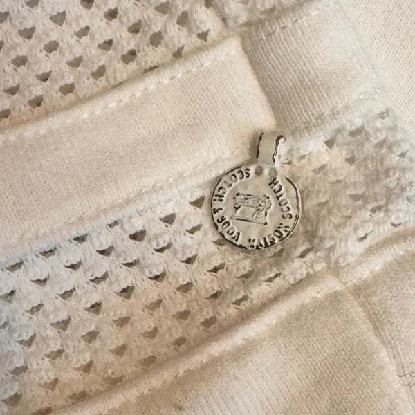 SCOTCH & SODA MAISON‎ SCOTCH cream mesh inset sweatshirt dress size Small S - Image 5