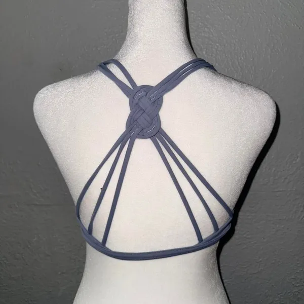 Lululemon Sports Bra Love‎ Knot Chambray Size 6 - Image 2