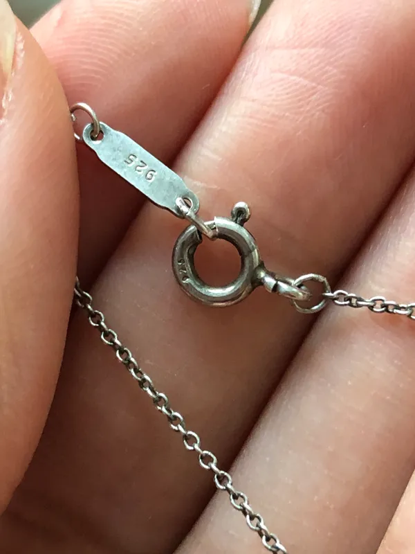 Tiffany & Co Sterling Silver Necklace Chain - Image 2