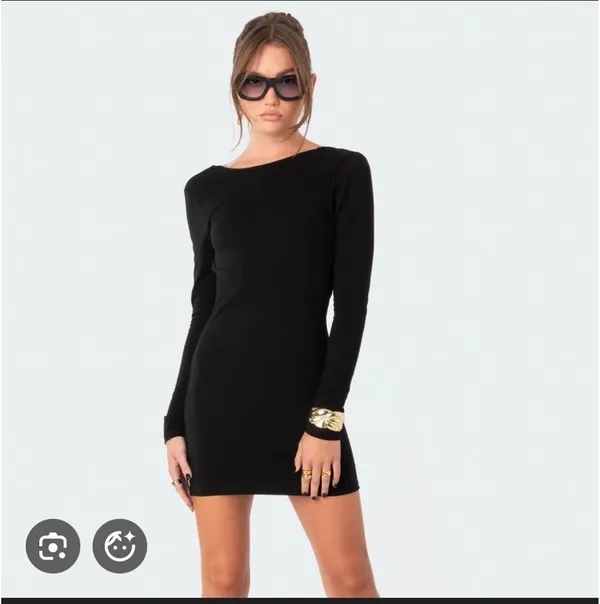 Edikted Ellie Open Back Mini Dress - Image 2