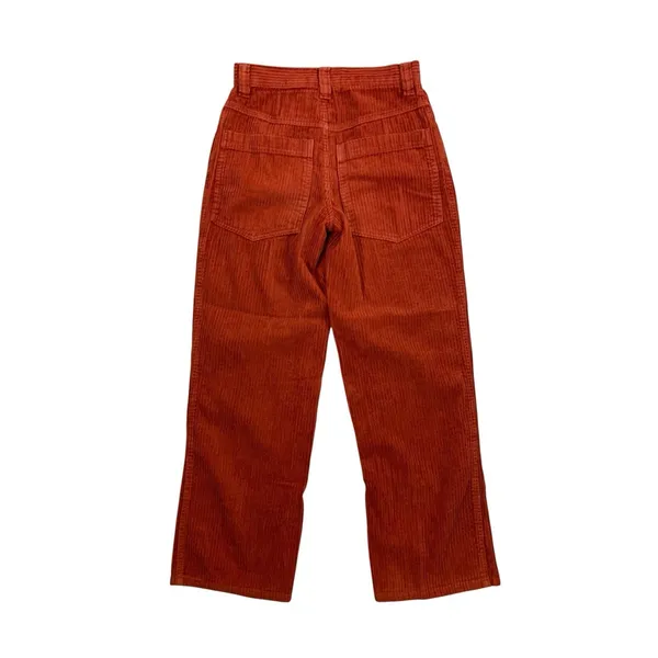BDG Urban Outfitters Rust‎ Wide Leg Corduroy Cropped Pants Retro 25 - Image 3