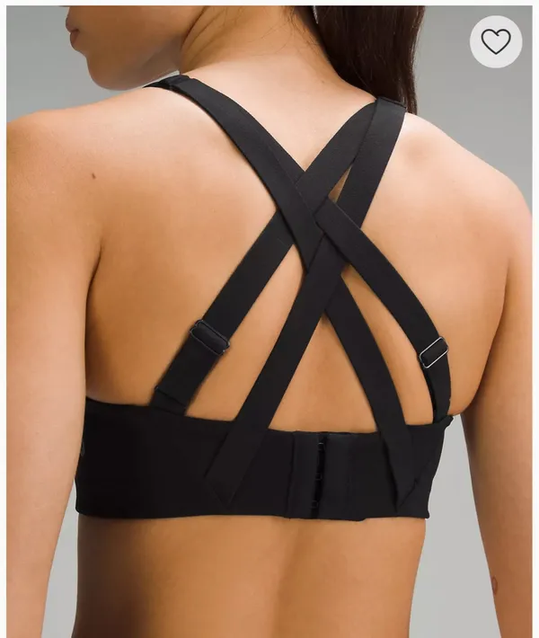 lululemon Energy Bra High Support Sz 34 D black - Image 2