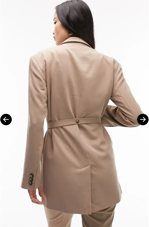 Top shop Khaki blazer - Image 4