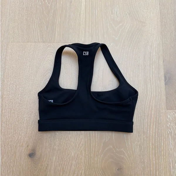 CSB Form Racerback Crop Top Size XXS Black - Image 2