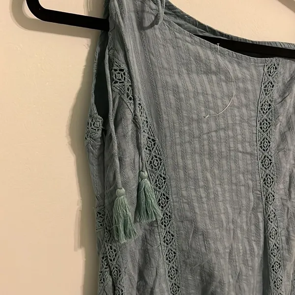 Free People Cotton Lace One Shoulder Long Dress Size XS NWOT - Image 8