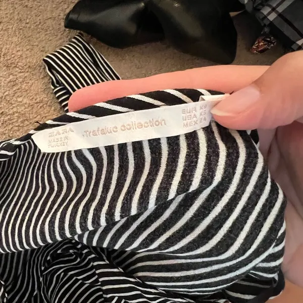 Zara‎ xs striped blouse - Image 8
