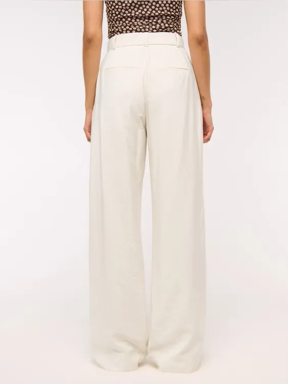 Abercrombie & Fitch Sloane Crepe Tailored Wide Leg Pant Size 31/12 R - Image 2