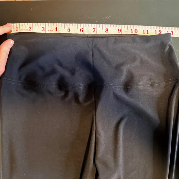 NEW‎ Sympli Nu Yoke Leggings Size 8 Black High Rise Jersey Knit 27218 Yoga - Image 6