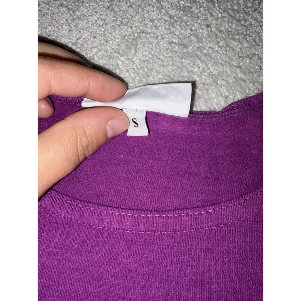 bryn walker dress purple tie waist midi‎ bubble small overiszed Bamboo Cotton - Image 4