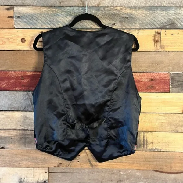 Paul Harris Design Christmas Vest Size‎ Medium Black - Image 2