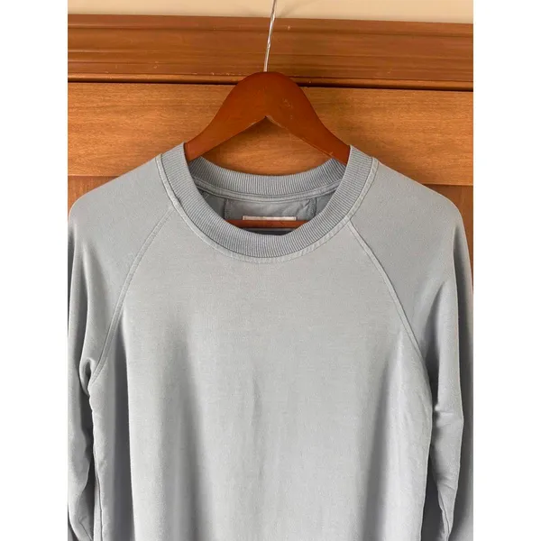 LAKE Blue Crewneck Long Sleeve Sweatshirt Women’s XS FLAWED - Image 4