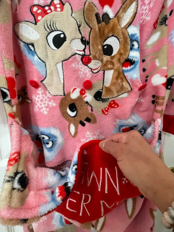 Adolfo Pink Christmas Pijama - Image 6
