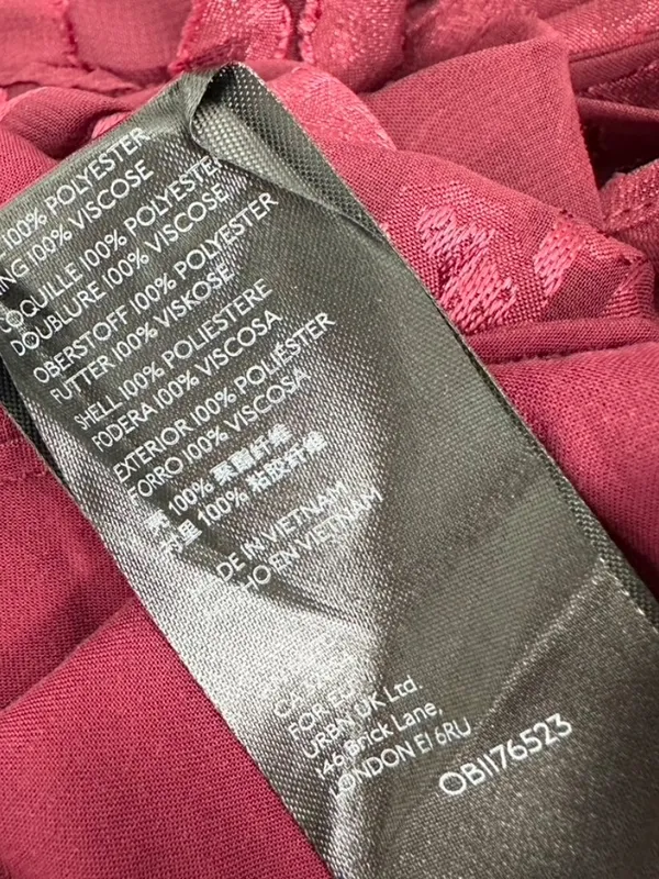 Anthropologie Toulon Pleated Dress Plum Size S NWT - Image 11