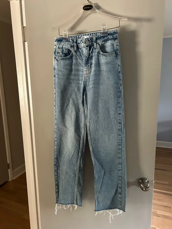 ZARA High-Rise Z1975 Straight Jeans - Image 2