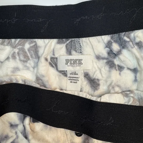 PINK Victoria's Secret Tie Dye Sleep Shorts Loungewear Pajama L/G - Image 3