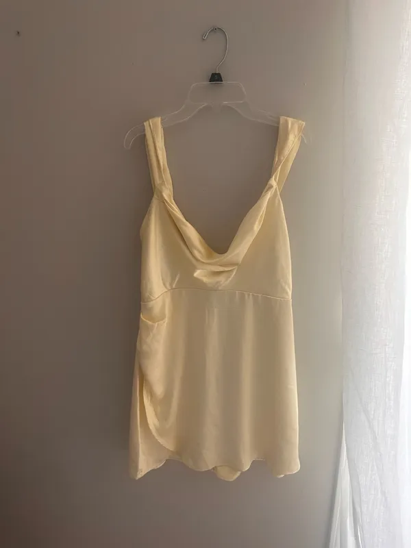 Runaway The Label Dress Mini Yellow - Image 2
