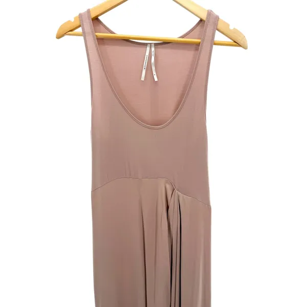 By Anthropologie The‎ Gemini Maxi Dress Sleeveless Tank Mauve Pink M OB1773405 - Image 3