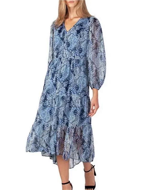 Joie Printed Parisian Paisley Maxi Dress XL NWT - Image 4