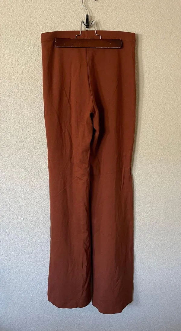 Veronica M Burnt Orange Flared Pants - Image 3