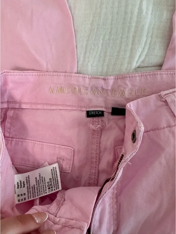 Pink American Eagle Outfitters Pants - Image 2
