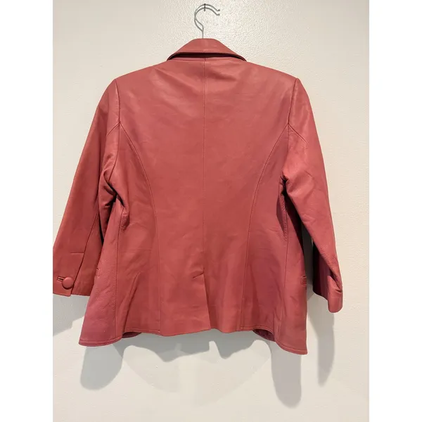 Arden B Y2K Faux Leather Blazer M - Image 2