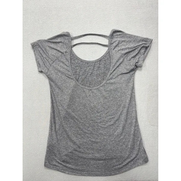 Rivalry Threads T-Shirt Small Iowa‎ State Cyclones Grey Strappy Scoop Back Tee - Image 6