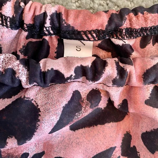 SheIn Leopard Triangle Top With Tie Side Bikini Set - Brand new, never worn! 🤎🖤 - Image 4