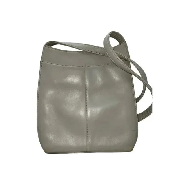 Jones New York Vintage Leather Shoulder Bag‎ Slim Purse Bone​​​ - Image 2