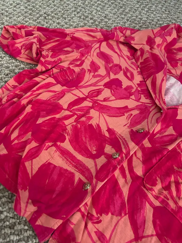 Cable & Gauge Pink floral pajama set - Image 3