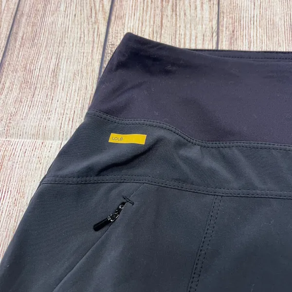 Lole Womens Black Active Skort Size S Wicking Antistatic Zipper Pocket Athletic - Image 2
