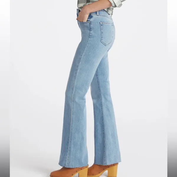JUST USA Royalty‎ High Rise Skinny Flare Jean - Image 2