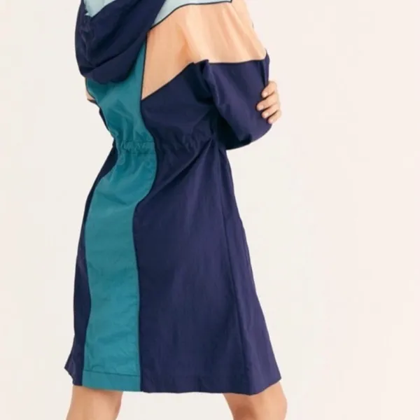 Free People Color Block Windbreaker Jacket - Image 12
