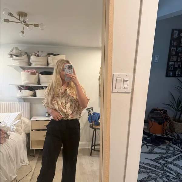 J.Crew BIBI tiger top M - Image 8
